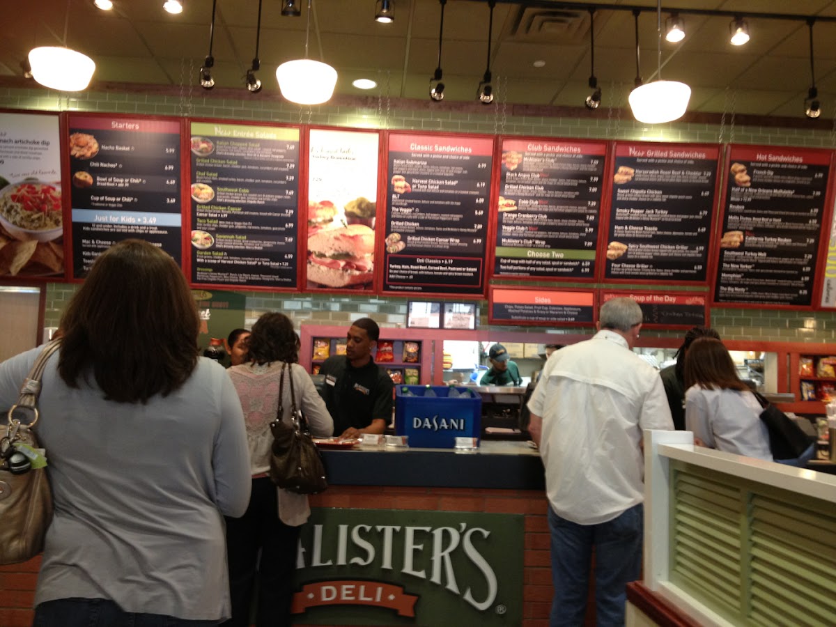 Gluten-Free at McAlister's Deli
