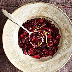Cranberry Sauce with Cassis and Dried Cherries