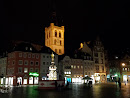 Marktplatz in Trier bei Nacht