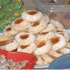 Apricot Cream Thumbprints