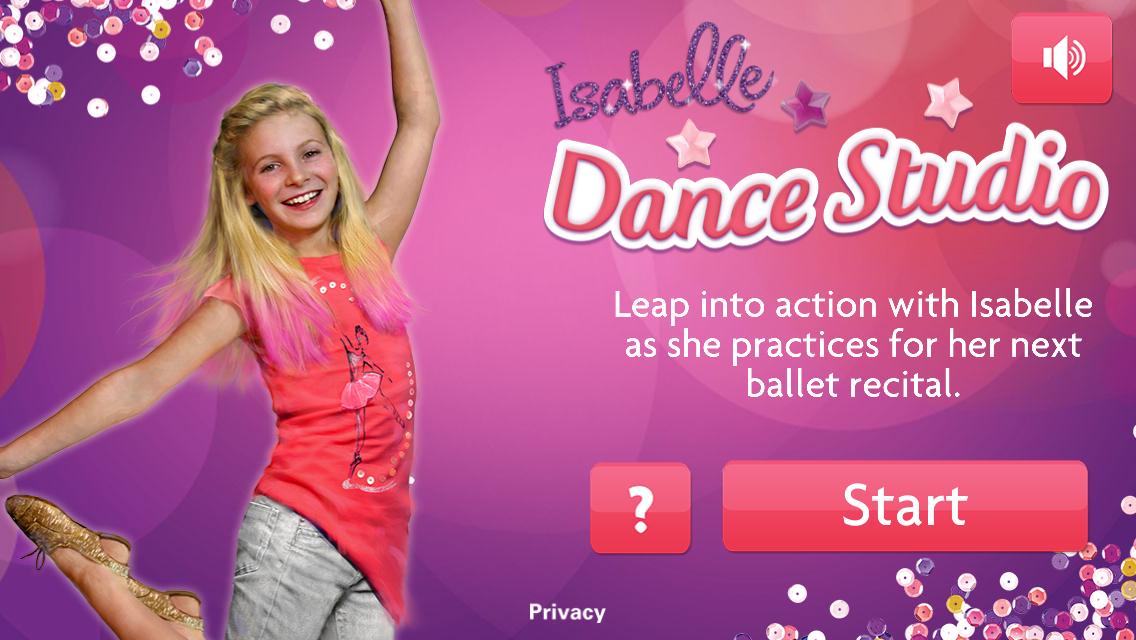 Android application Isabelle Dance Studio screenshort