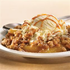Apple Crunch a la Mode
