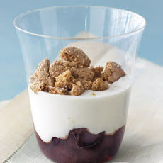 Cherry and Amaretti Parfaits