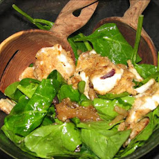 Baby Spinach With Nut Crusted Mozzarella