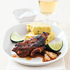 Jerk Chicken With Corn Bread