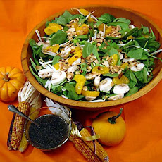 Spinach Salad With Lime Poppy Seed Dressing