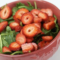 Simple Strawberry and Spinach Salad