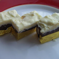 Double Layer Coffee Almond Fudge