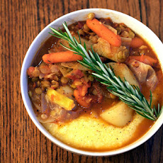 Rustic Winter Stew Over Polenta