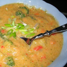 Two-Potato Soup With Broccoli