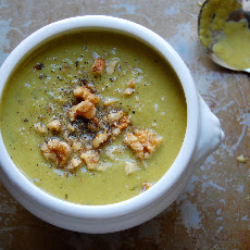 Lemon Zested Pea Soup