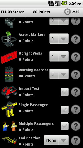 FLL Smart Moves Score Keeper