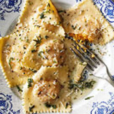 Butternut Squash Ravioli with Rosemary-Sage Butter
