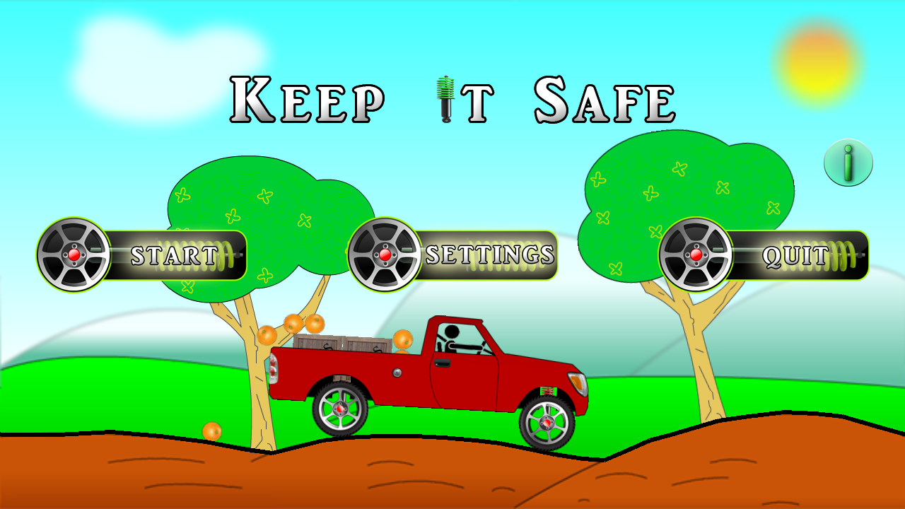 Android application Keep It Safe racing game screenshort