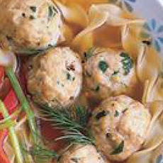 Hungarian-ish Dumpling and Egg Noodle Soup