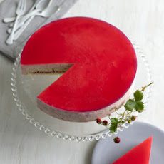 Rhubarb-Mascarpone Mousse Cake
