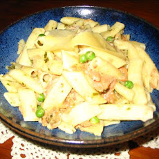 Salmon With Pesto & Pasta