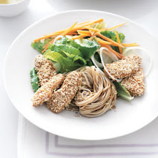 Sesame Chicken and Soba Noodles