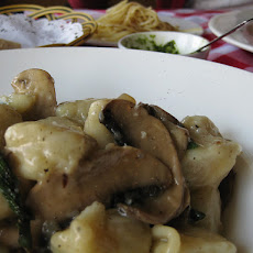 Gnocchi With Sage, Mushrooms & Mascarpone