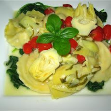 Artichokes in a Garlic and Olive Oil Sauce