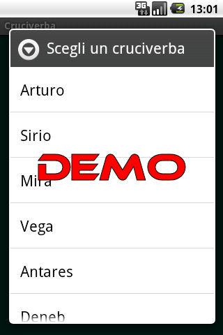 Cruciverba Demo
