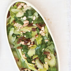 Cilantro, Celery, and Almond Salad