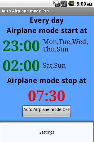 Auto Airplane mode Pro