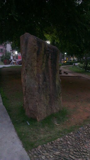 A Big Stone in Park
