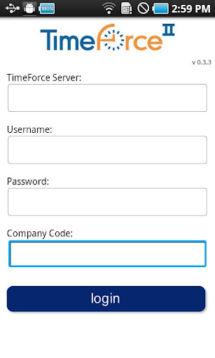 TimeForce II Mobile Interface