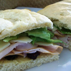 Smoked Turkey Sandwich With Cranberry Butter