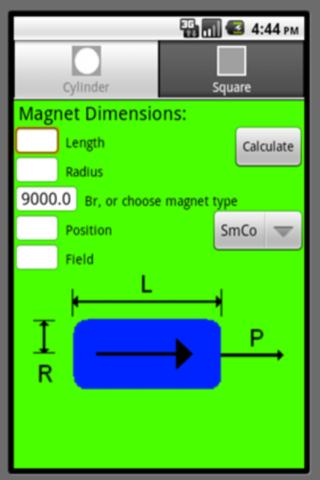 Permanent Magnet Calculator