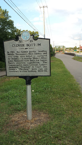 Clover Bottom Historical Marker