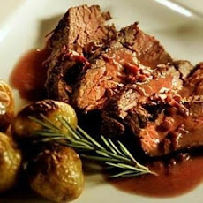 Skirt Steak with Red-Wine Sauce