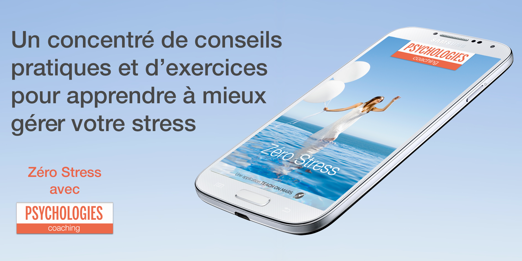 Android application Zéro Stress - Psychologies screenshort