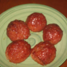 Ham Balls & Sauce