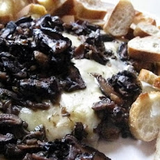 Baked Brie and Mushroom Sourdough Appetizer