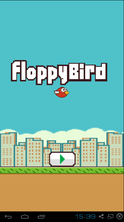 Android application Floppy Bird screenshort