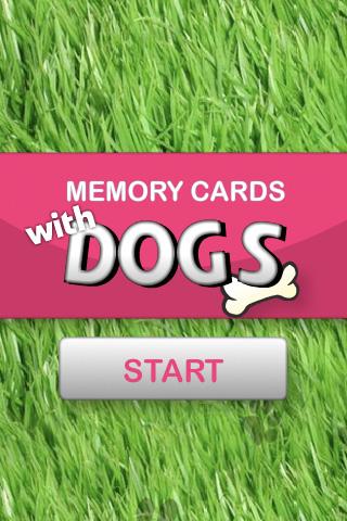 Memory Cards Game With Dogs