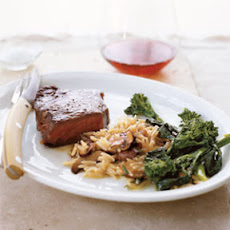 Steak with Quick Mushroom 