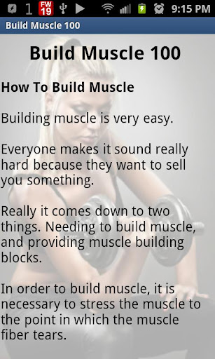 Build Muscle 100