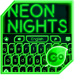 GO Keyboard Green Neon Theme Apk
