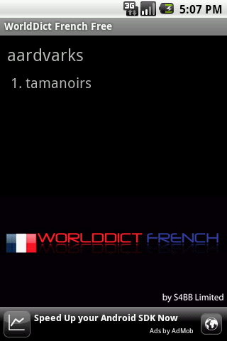 【免費程式庫與試用程式App】WorldDict French Free-APP點子