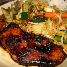 Marinated Pork Steak