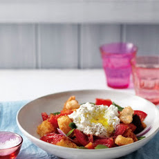 Tomato Panzanella with Ricotta
