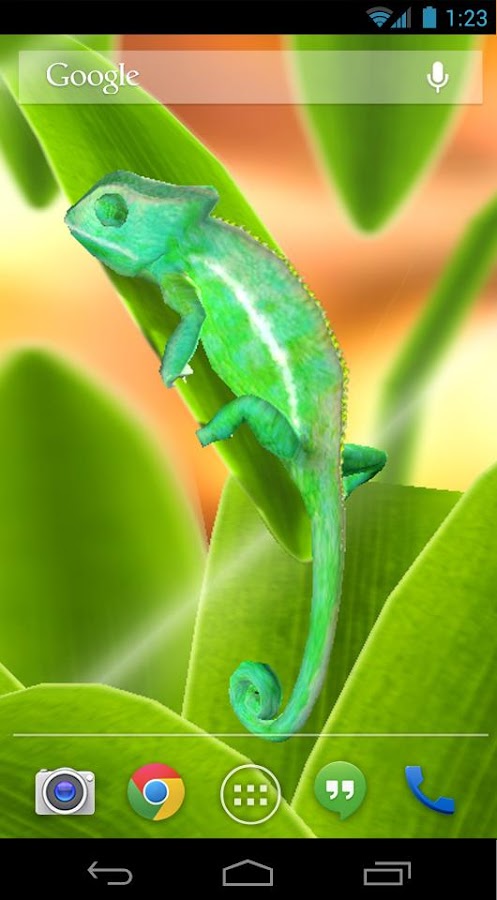    Chameleon 3D Live Wallpaper- screenshot  