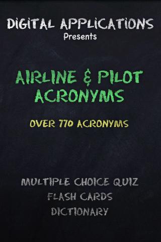 AIRLINE PILOT Acronyms Quiz
