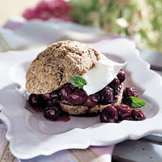 Cherry-Chocolate Shortcakes with Kirsch Whipped Cream