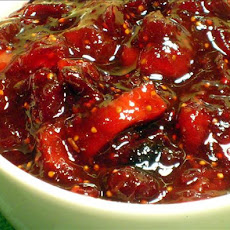 Cranberry Sauce With Port, Rosemary and Dried Figs
