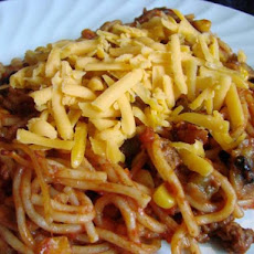 Spaghetti Beef Casserole Bake