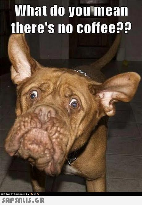 What do you mean there s no coffee?? 